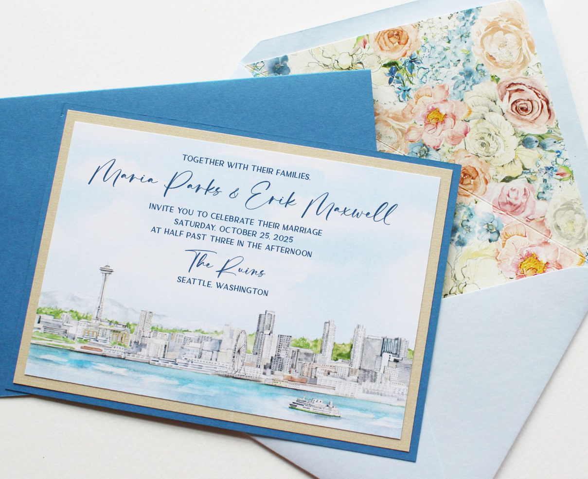 seattle-landscape-custom-wedding-invitation