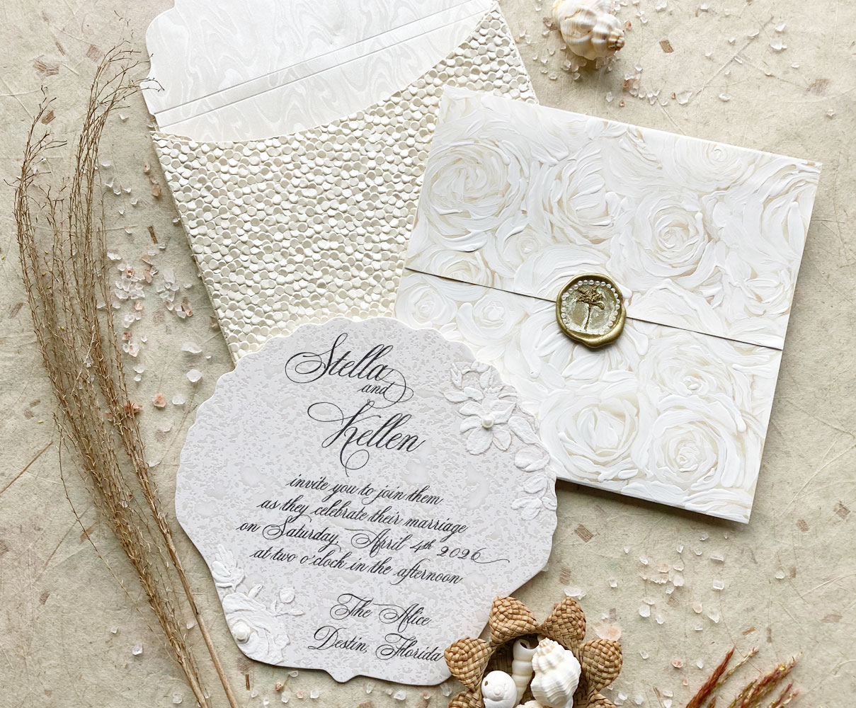textural-seashell-ocean-wedding-invitation