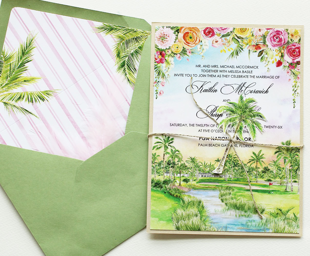 palm-beach-florida-wedding-invitations
