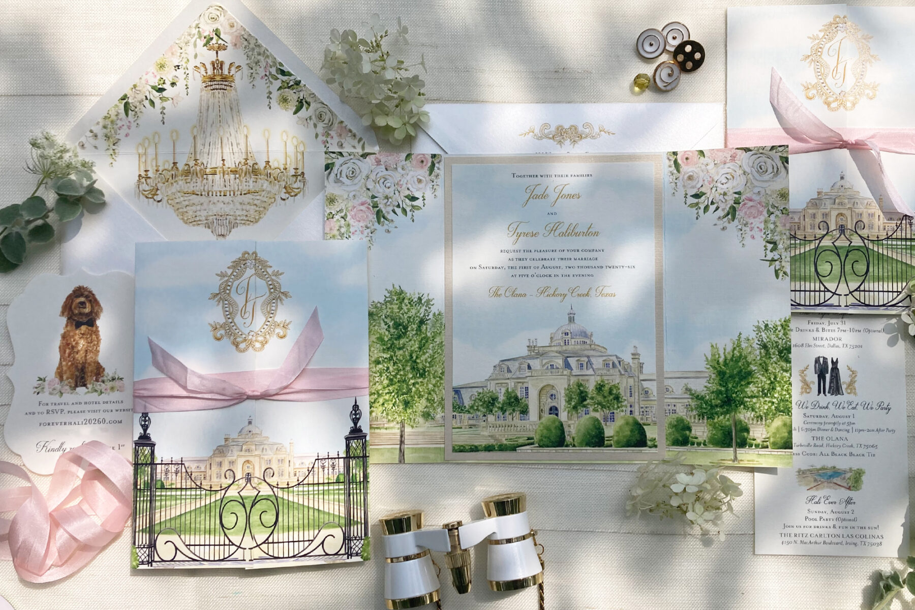 the-olana-illustrated-watercolor-wedding-invitation