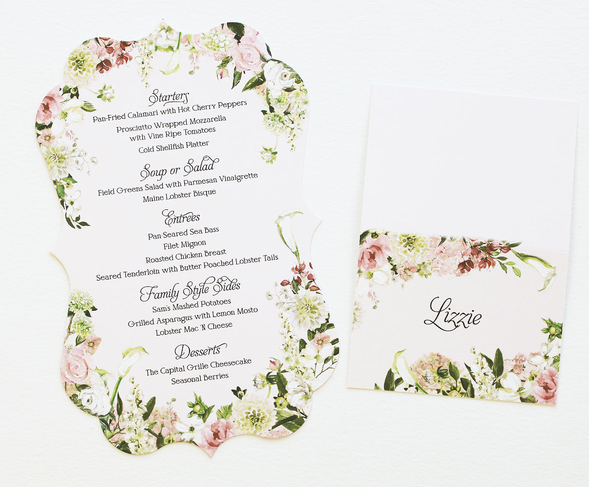 delicate-floral-dinner-menus